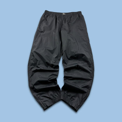 VINTAGE Y2K NIKE BAGGY SHELL TRACKSUIT BOTTOMS BLACK