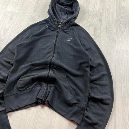 VINTAGE Y2K NIKE ZIP HOODIE BLACK