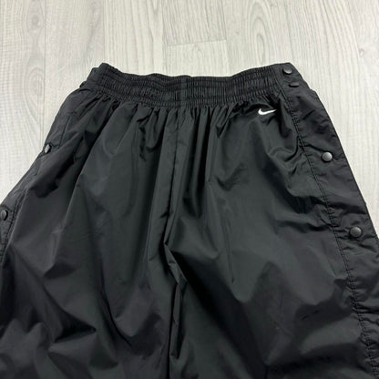 VINTAGE Y2K NIKE BAGGY POPPER TRACKSUIT BOTTOMS BLACK