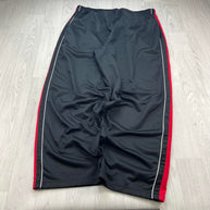 VINTAGE Y2K RUSSELL ATHLETIC WIDE LEG TRACKSUIT BOTTOMS BLACK