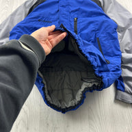 VINTAGE Y2K COLUMBIA TECHNICAL UTILITY SKI JACKET BLUE / GREY