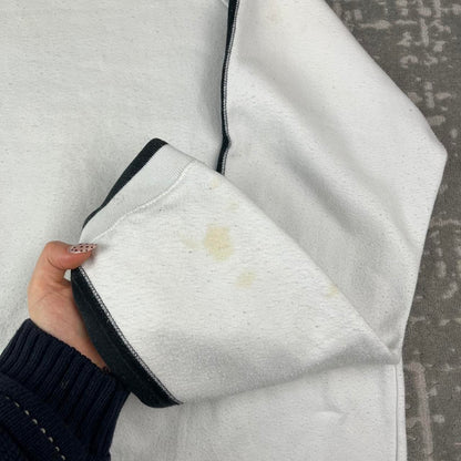 VINTAGE Y2K NIKE SPELL OUT BOXY SWEATSHIRT WHITE