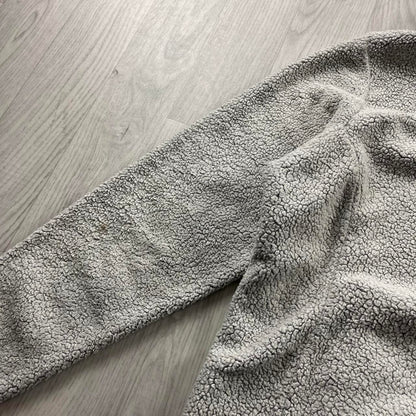 VINTAGE Y2K COLUMBIA ZIP UP SHERPA FLEECE CREAM