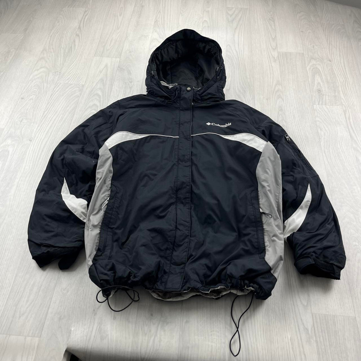 VINTAGE Y2K COLUMBIA TECHNICAL UTILITY SKI JACKET BLACK