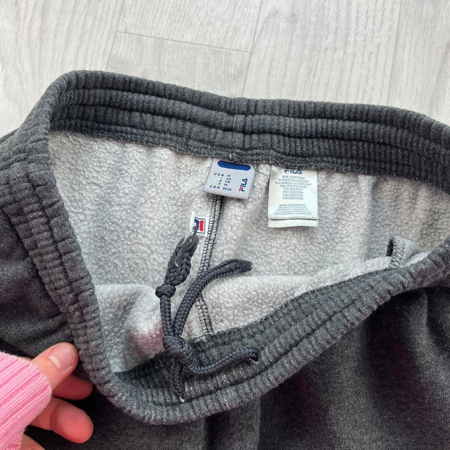 VINTAGE Y2K FILA BAGGY COTTON SWEATPANTS GREY