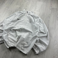 VINTAGE Y2K NIKE WINDBREAKER TRACK JACKET WHITE