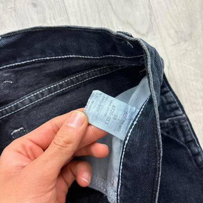 VINTAGE 00s WRANGLER BAGGY LOOSE JORTS NAVY
