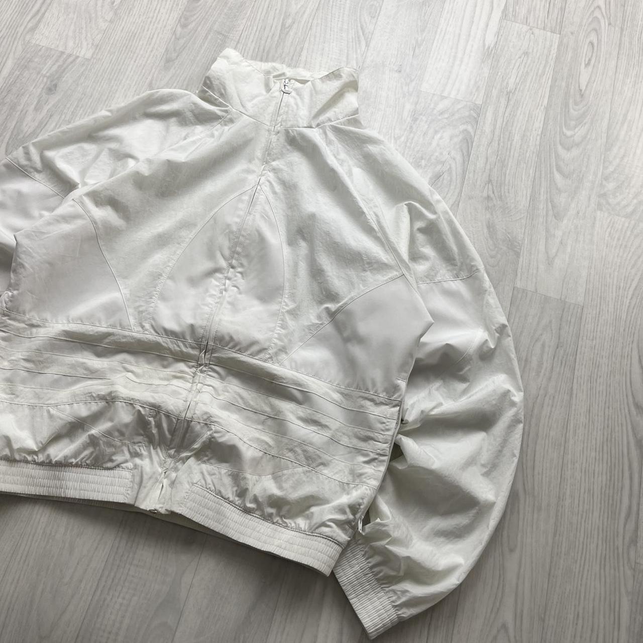 VINTAGE Y2K ADIDAS WINDBREAKER TRACK JACKET WHITE