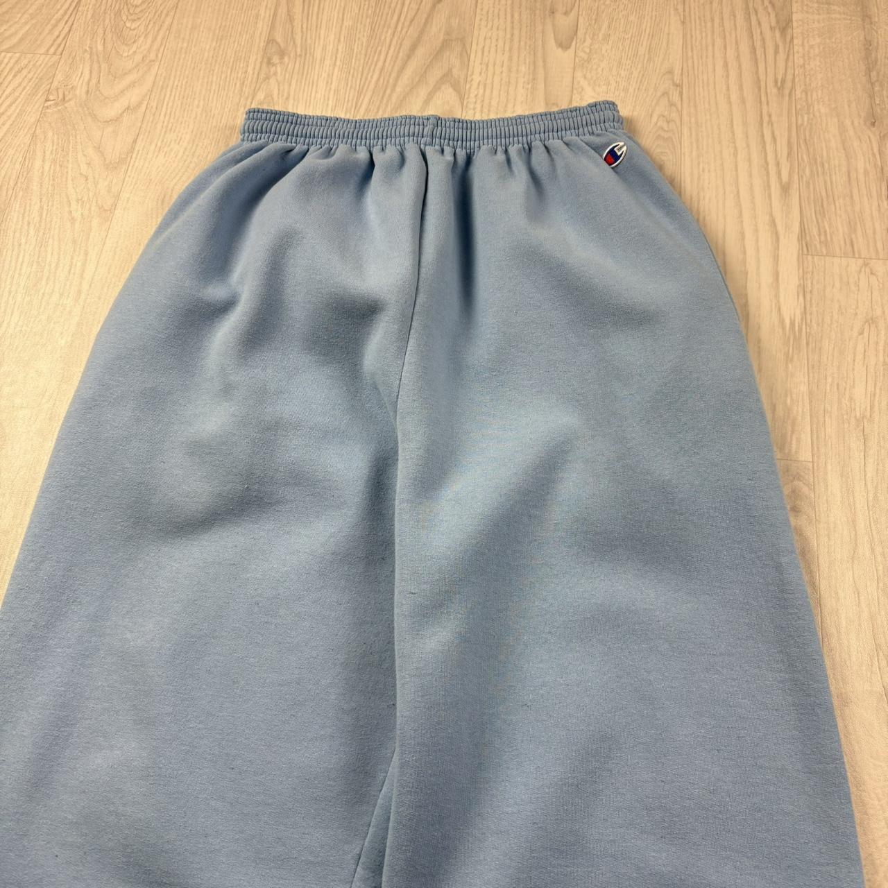 VINTAGE 00s CHAMPION BAGGY COTTON SWEATPANTS BABY BLUE