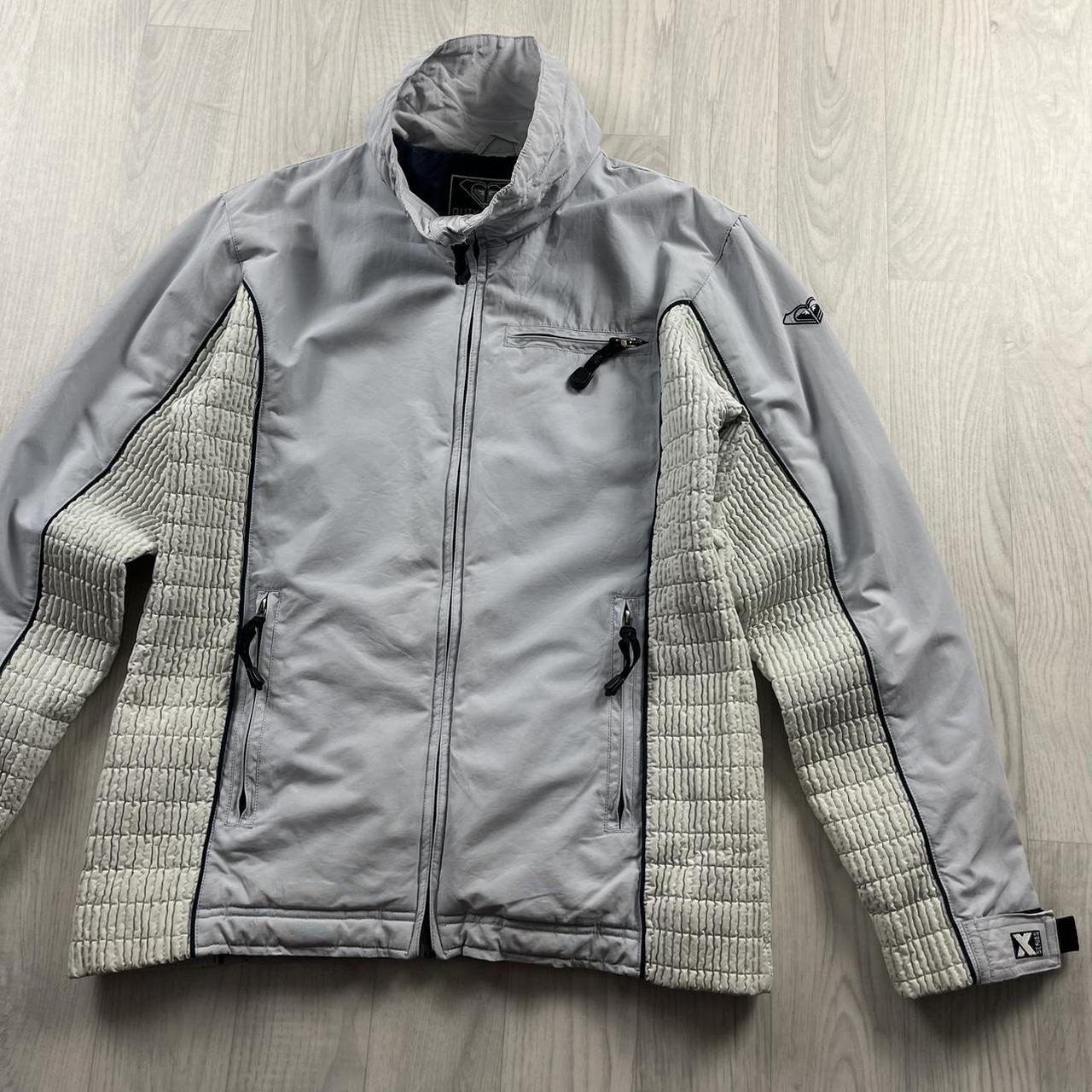 VINTAGE 00s QUIKSILVER TECHNICAL SKI JACKET LILAC WHITE