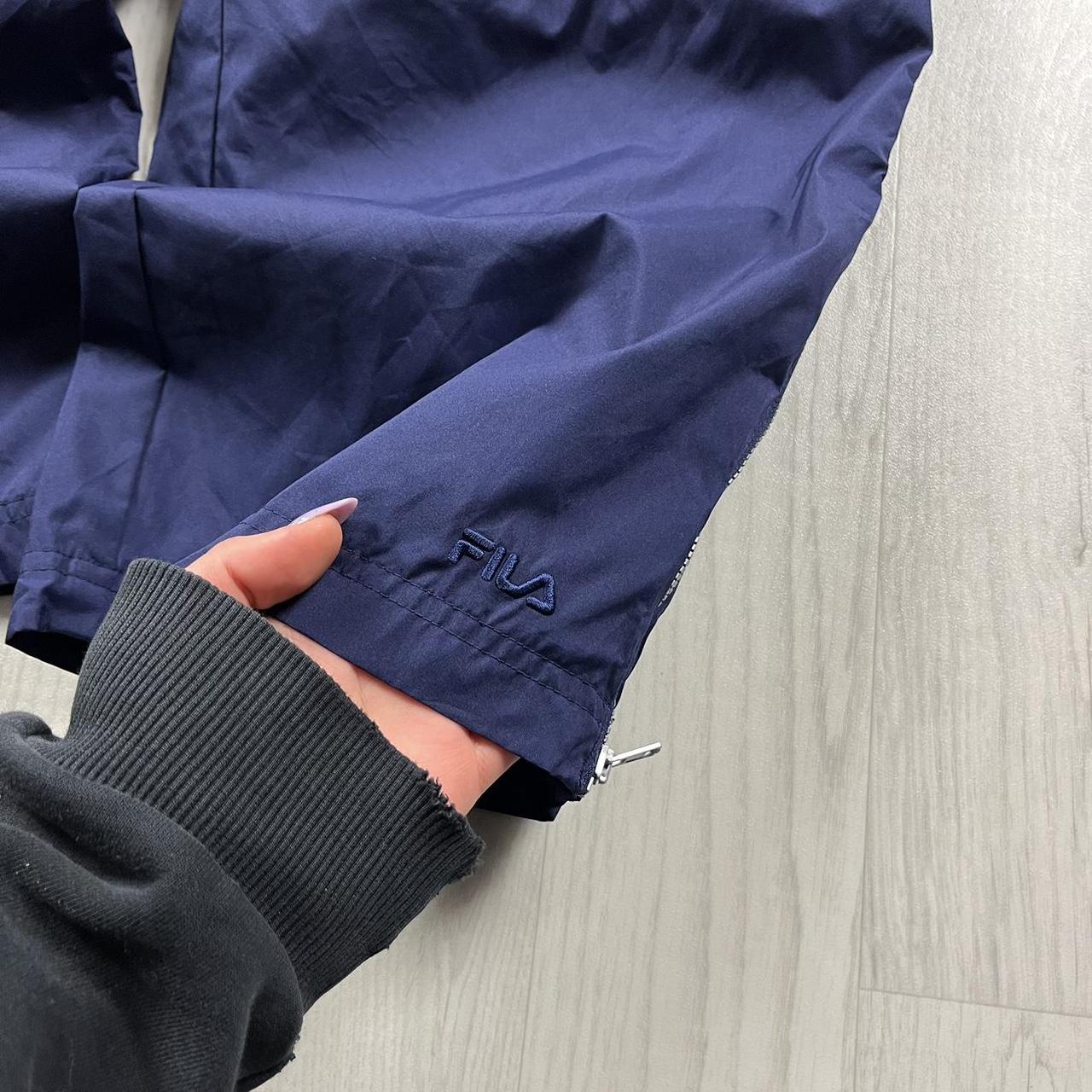 VINTAGE Y2K FILA BAGGY TRACKSUIT BOTTOMS NAVY