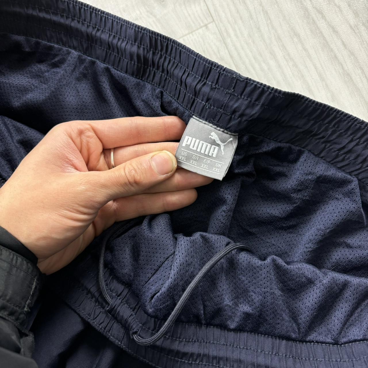 VINTAGE Y2K PUMA BAGGY TRACKSUIT BOTTOMS NAVY