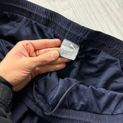 VINTAGE Y2K PUMA BAGGY TRACKSUIT BOTTOMS NAVY