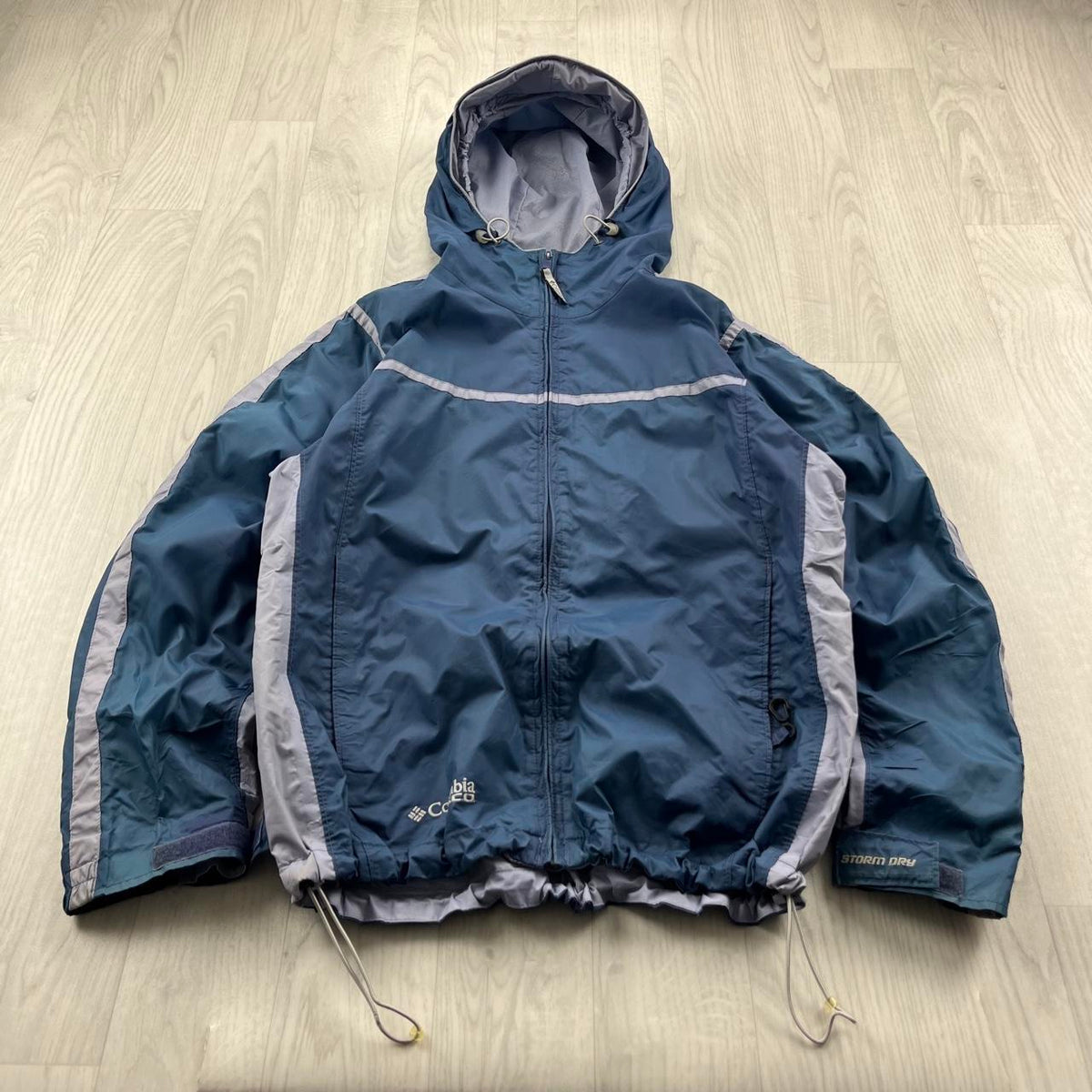 VINTAGE Y2K COLUMBIA TECHNICAL UTILITY SKI JACKET BLUE