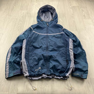 VINTAGE Y2K COLUMBIA TECHNICAL UTILITY SKI JACKET BLUE