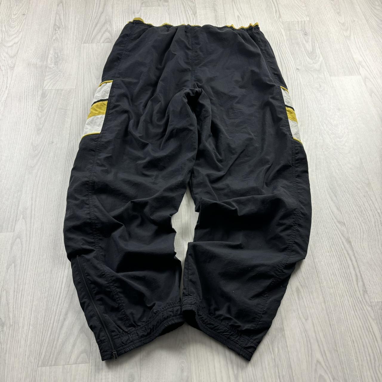 VINTAGE 90s PUMA BAGGY TRACKSUIT BOTTOMS BLACK