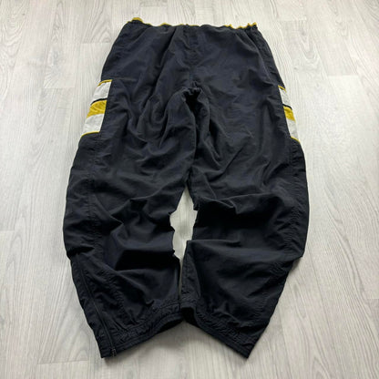 VINTAGE 90s PUMA BAGGY TRACKSUIT BOTTOMS BLACK