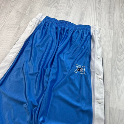 VINTAGE Y2K STARTER WIDE LEG SPORTY TRACKSUIT BOTTOMS LIGHT BLUE