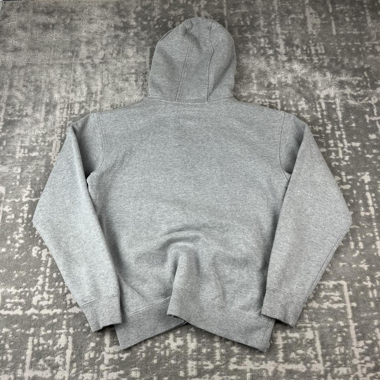 VINTAGE Y2K OAKLEY SPELL OUT CENTRE LOGO HOODIE GREY