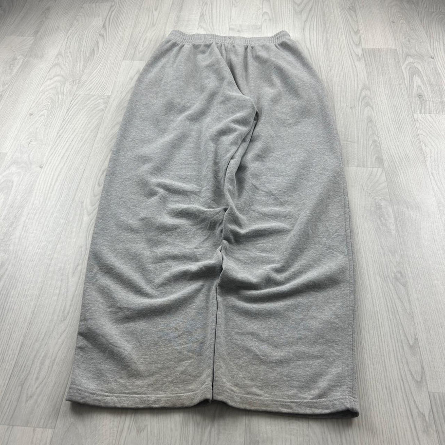 VINTAGE Y2K NIKE BAGGY COTTON SWEATPANTS GREY