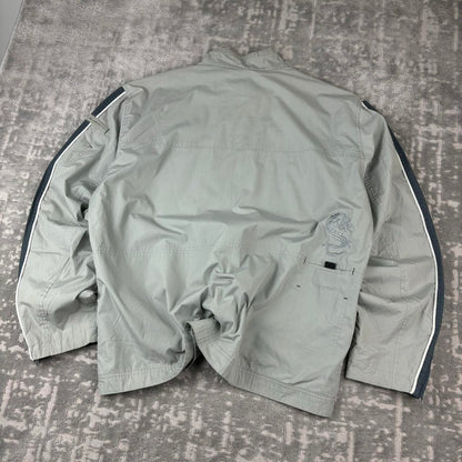 VINTAGE Y2K QUIKSILVER UTILITY JACKET GREY