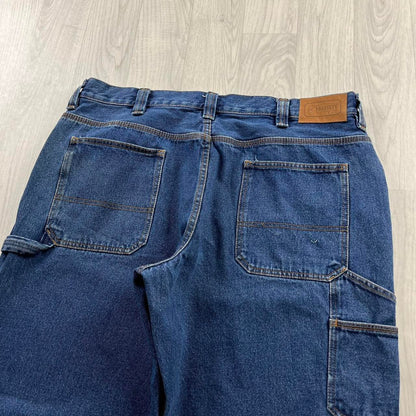 VINTAGE SCHMIDT BAGGY CARPENTER JEANS BLUE