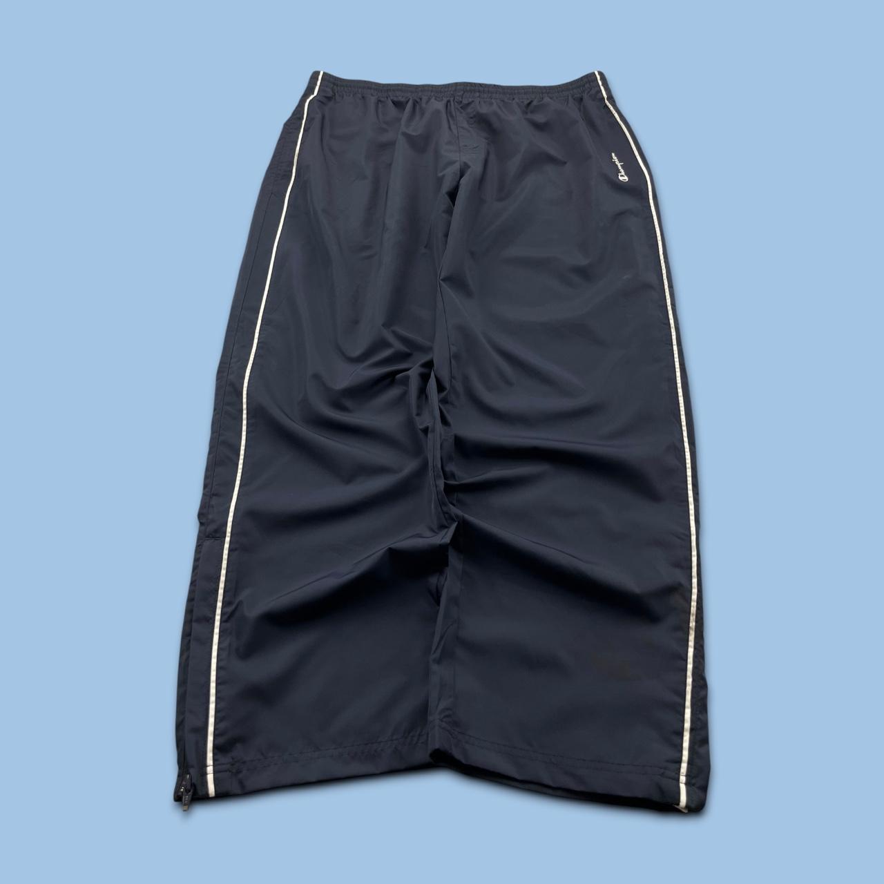 VINTAGE Y2K CHAMPION BAGGY TRACKSUIT BOTTOMS NAVY