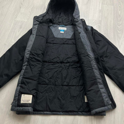 VINTAGE 00s COLUMBIA HOODED JACKET BLACK GREY