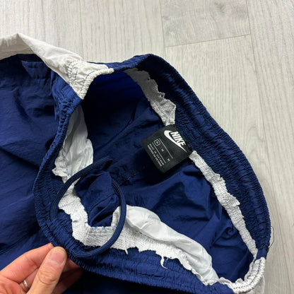 NIKE BAGGY SHELL TRACKSUIT BOTTOMS NAVY BLUE
