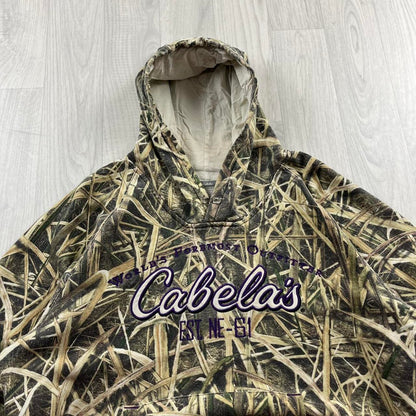 VINTAGE CABELAS REALTREE HOODIE CAMO