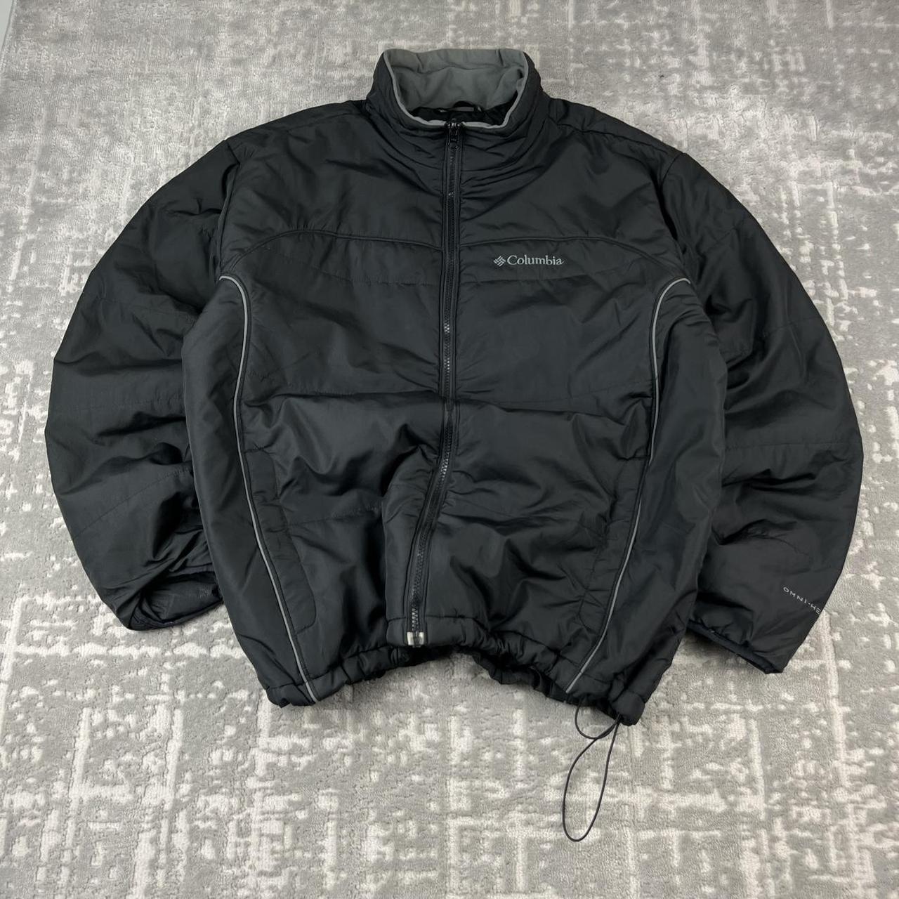 VINTAGE 00s COLUMBIA TECHNICAL UTILITY PADDED JACKET BLACK