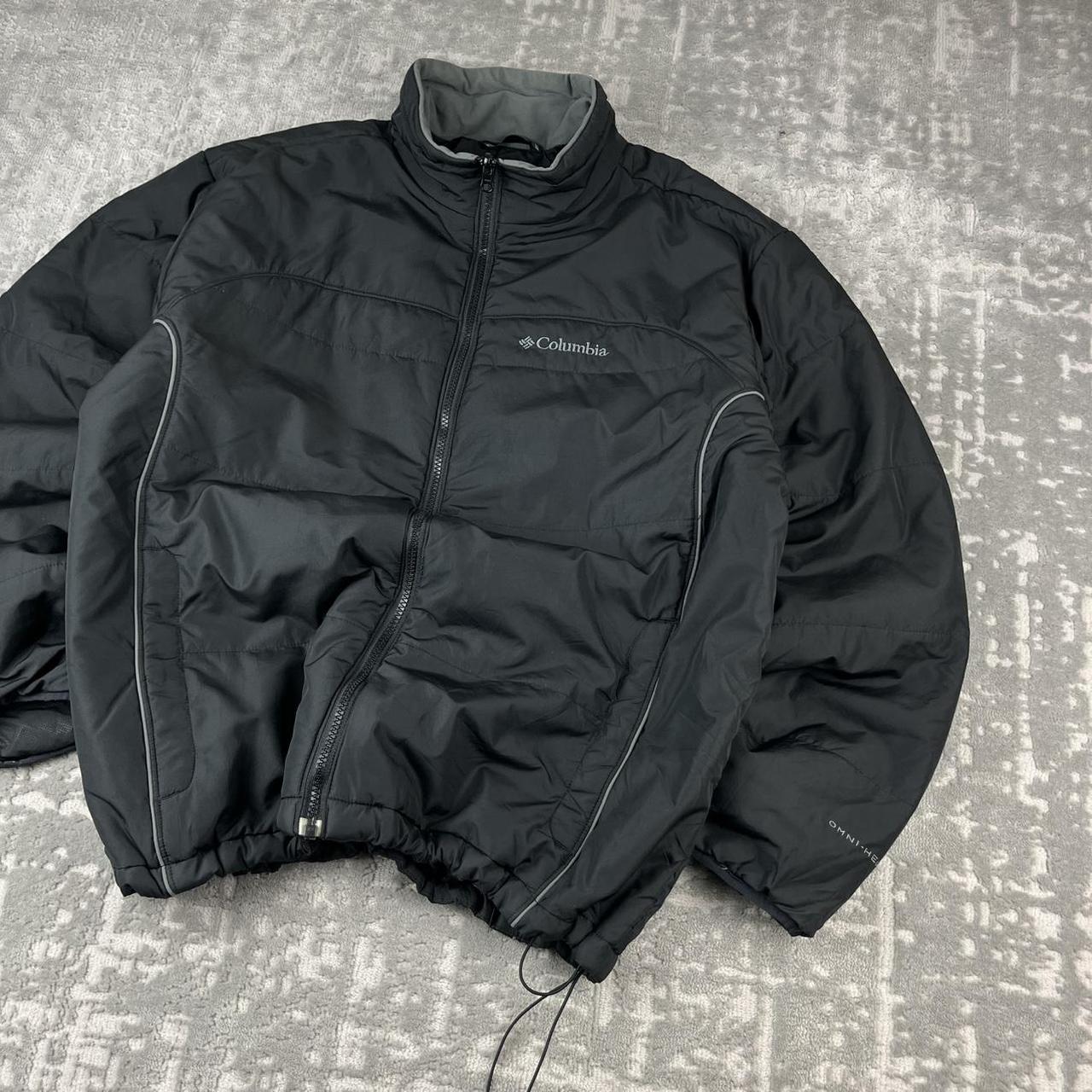 VINTAGE 00s COLUMBIA TECHNICAL UTILITY PADDED JACKET BLACK