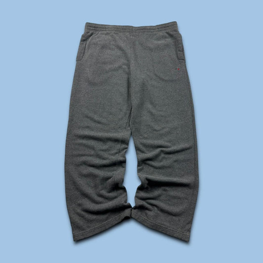 VINTAGE Y2K RUSSELL ATHLETIC BAGGY COTTON SWEATPANTS CHARCOAL GREY