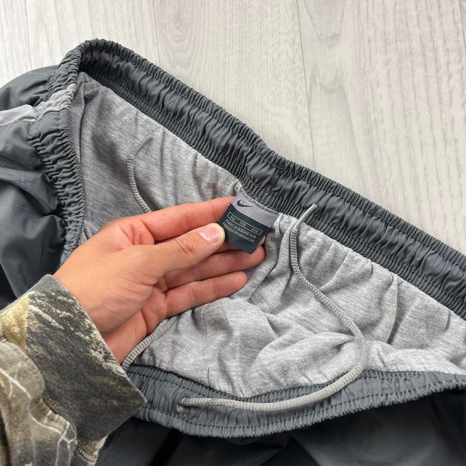VINTAGE Y2K NIKE BAGGY TRACKSUIT BOTTOMS GREY