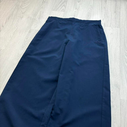VINTAGE Y2K ADIDAS BAGGY TRACKSUIT BOTTOMS NAVY