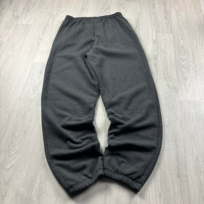 VINTAGE 00s CHAMPION BAGGY COTTON SWEATPANTS CHARCOAL GREY