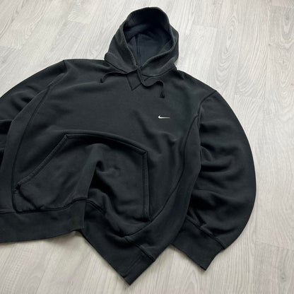 VINTAGE Y2K NIKE ZIP UP HOODIE BLACK