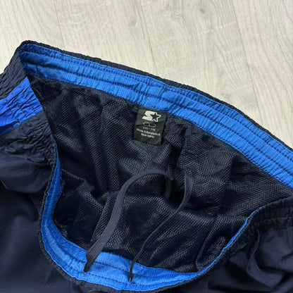 VINTAGE Y2K STARTER BAGGY TRACKSUIT BOTTOMS NAVY