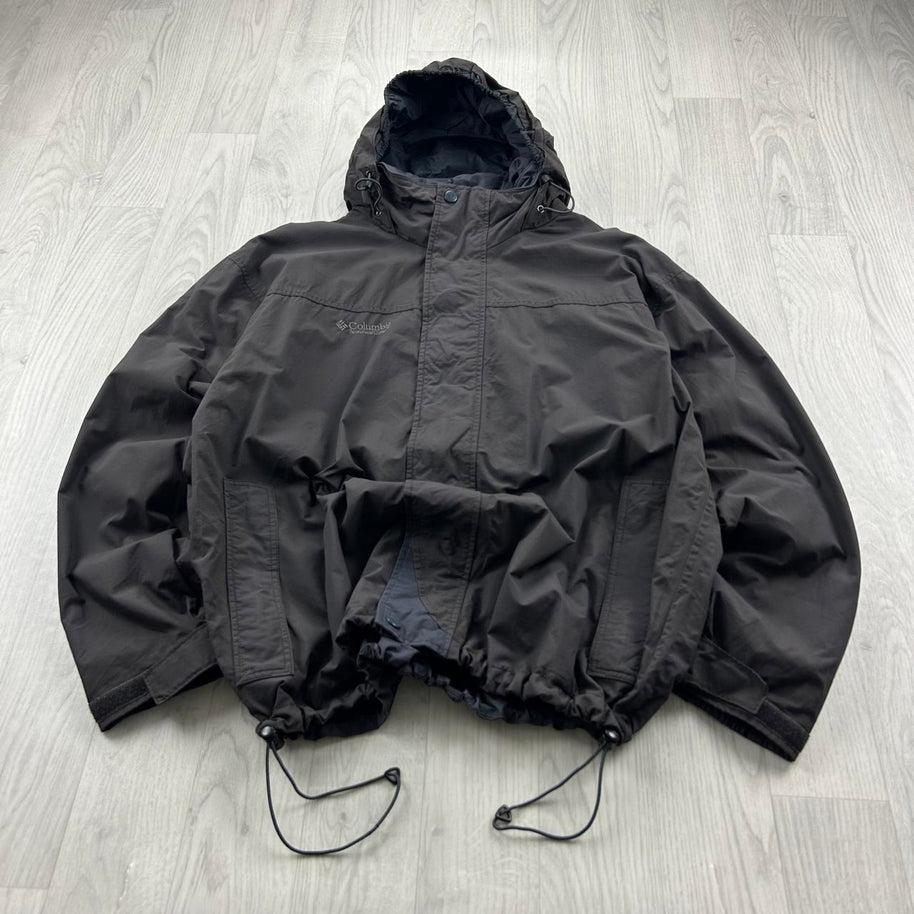 VINTAGE Y2K COLUMBIA TECHNICAL UTILITY JACKET BROWN