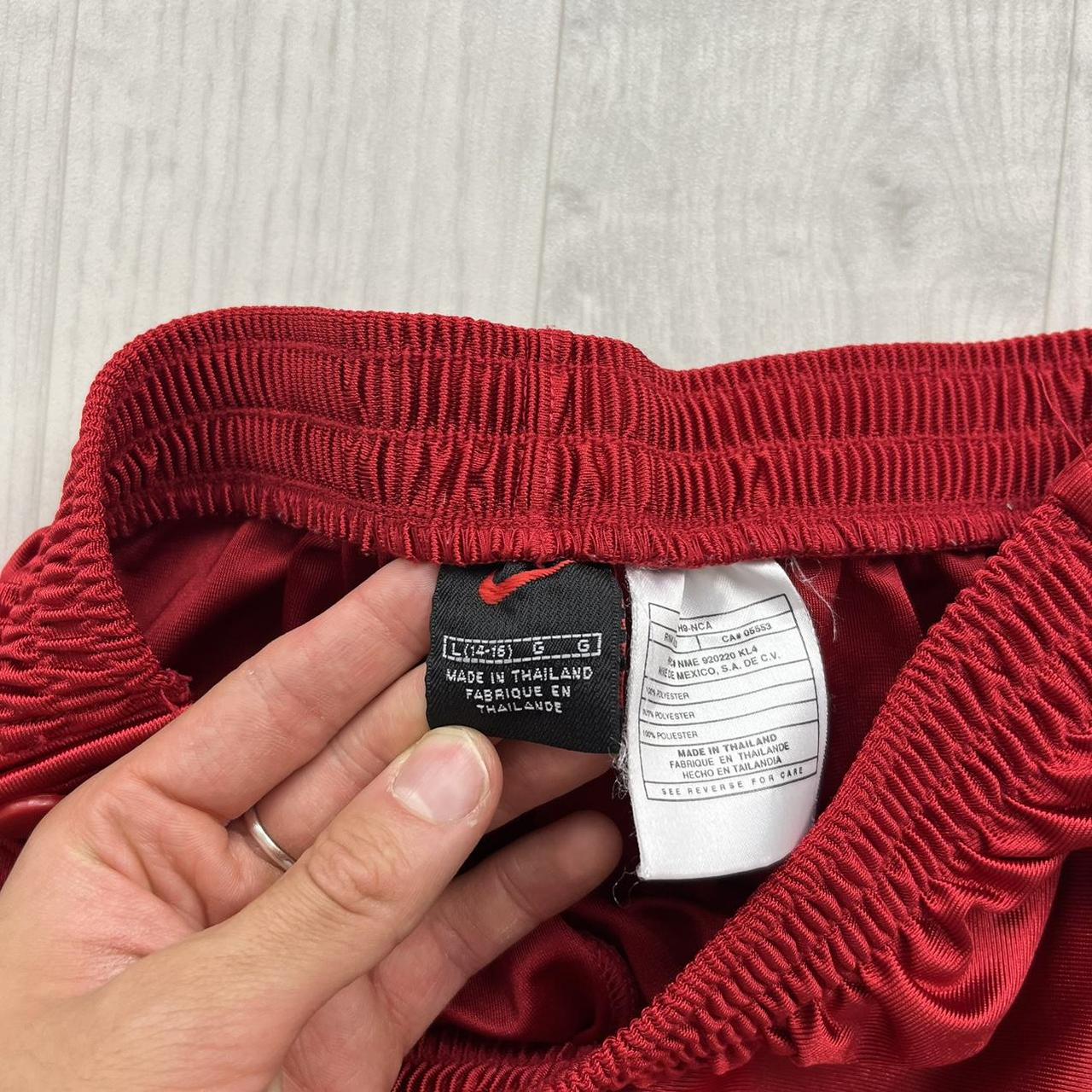 VINTAGE Y2K NIKE BAGGY TRACKSUIT BOTTOMS RED
