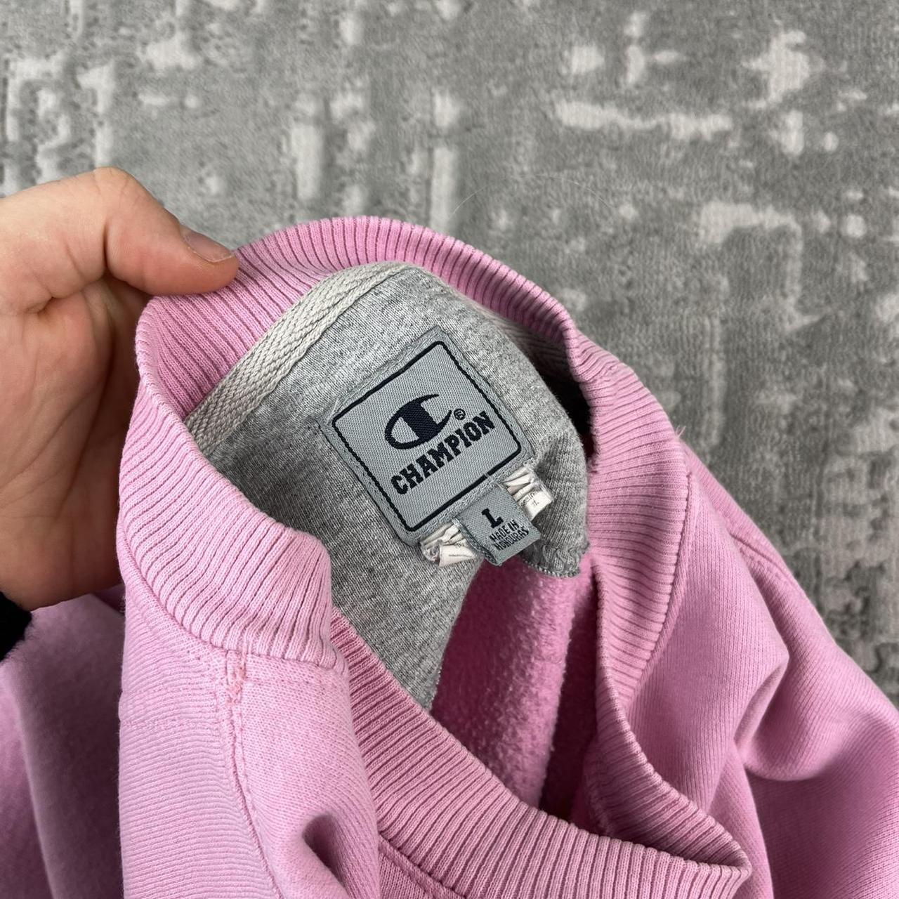 VINTAGE Y2K CHAMPION BOXY SWEATSHIRT BABY PINK