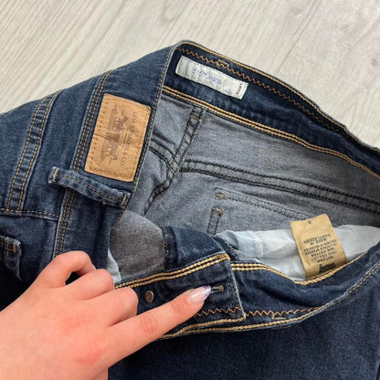 VINTAGE 00s LEVIS 515 JORTS NAVY