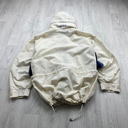 VINTAGE 00s COLUMBIA TECHNICAL UTILITY HEAVY SKI JACKET CREAM