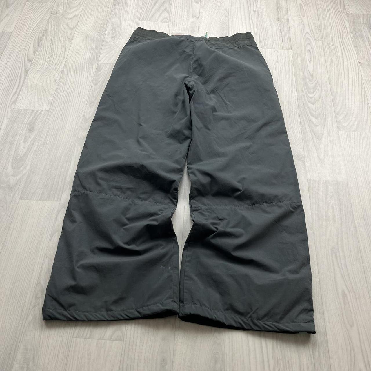 VINTAGE Y2K NIKE LOW RISE FLARED TRACKSUIT BOTTOMS GREY