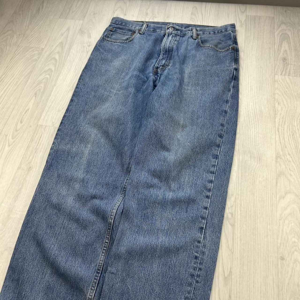 VINTAGE 00s LEVIS 550 BAGGY JEANS BLUE