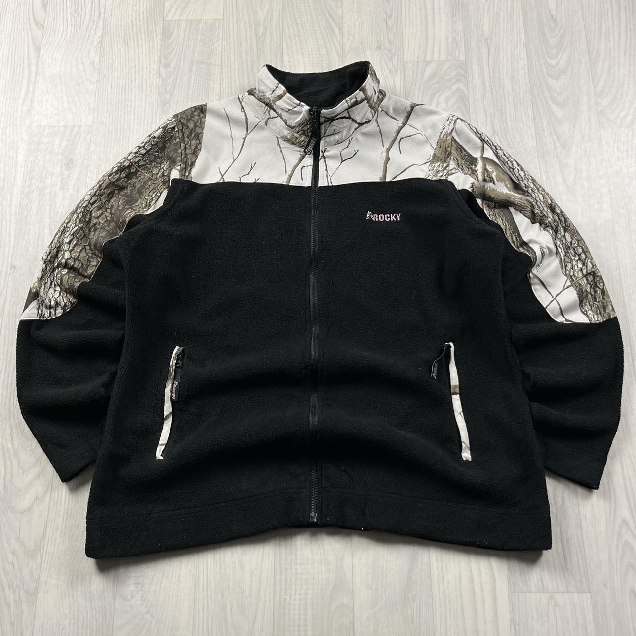 VINTAGE ROCKY REALTREE ZIP UP FLEECE CAMO BLACK
