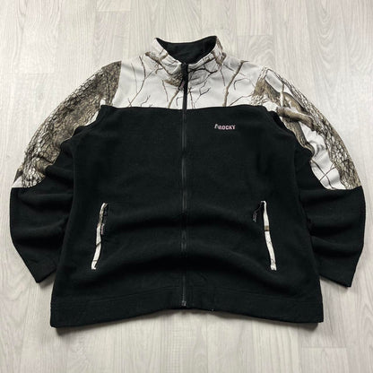 VINTAGE ROCKY REALTREE ZIP UP FLEECE CAMO BLACK