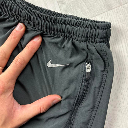 VINTAGE Y2K NIKE DRI FIT BAGGY TRACKSUIT BOTTOMS GREY