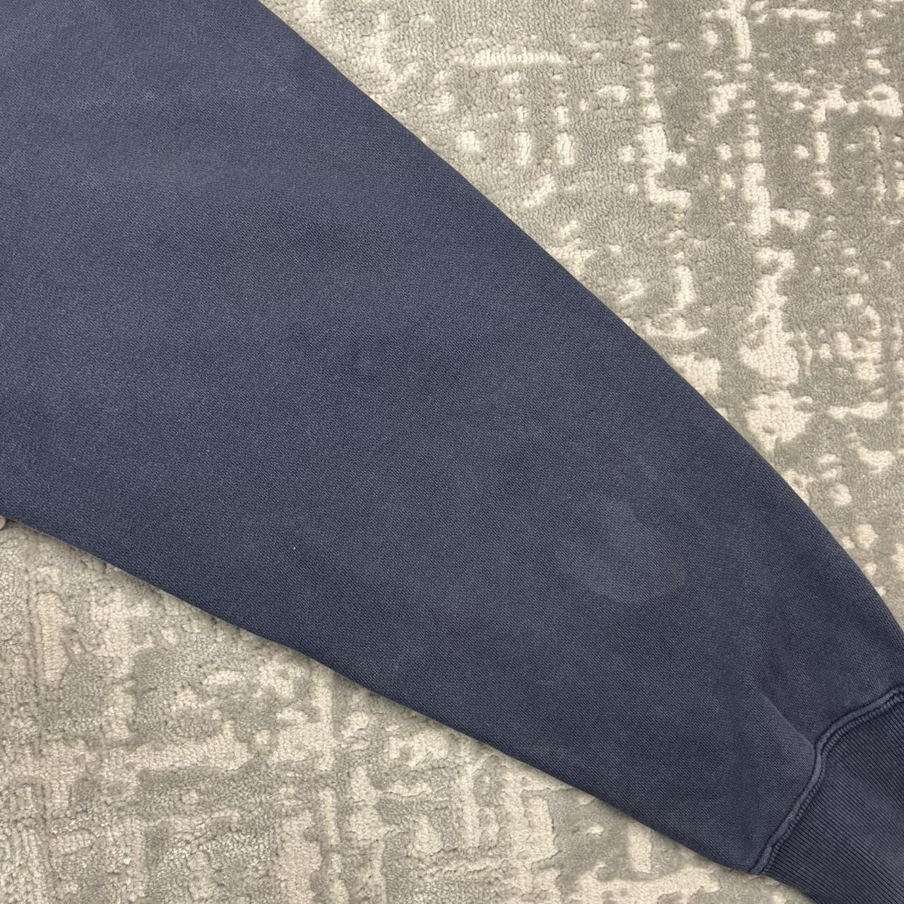 VINTAGE Y2K YANKEES MLB SPELL OUT SWEATSHIRT GREY / NAVY