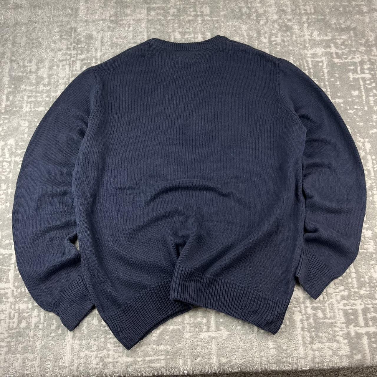 VINTAGE Y2K CHAPS CHUNKY ESSENTIAL KNITTED JUMPER NAVY